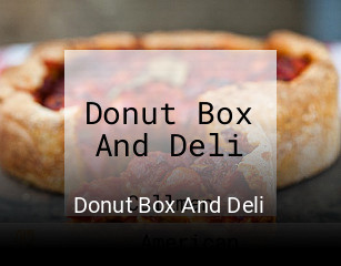 Donut Box And Deli