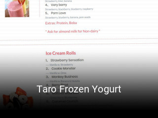 Taro Frozen Yogurt