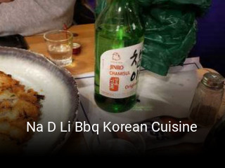 Na D Li Bbq Korean Cuisine