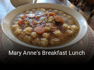 Mary Anne's Breakfast Lunch