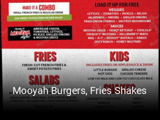 Mooyah Burgers, Fries Shakes