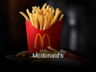 Mcdonald's