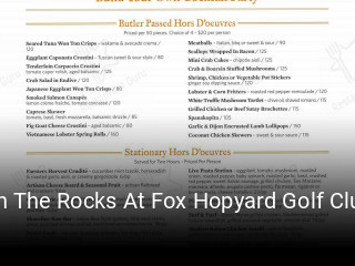 On The Rocks At Fox Hopyard Golf Club