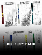 Bob's Sandwich Shop