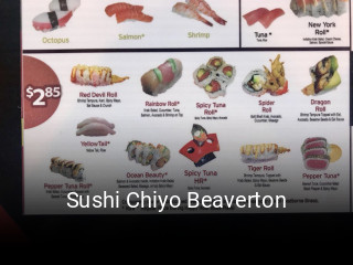 Sushi Chiyo Beaverton