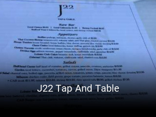 J22 Tap And Table