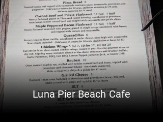 Luna Pier Beach Cafe