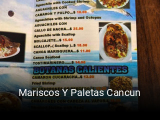 Mariscos Y Paletas Cancun