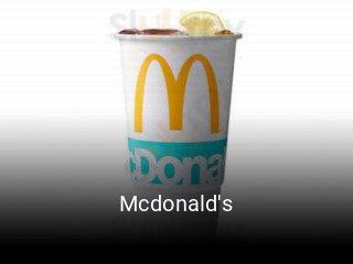 Mcdonald's