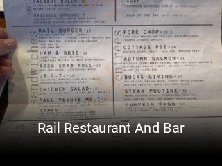 Rail Restaurant And Bar