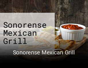 Sonorense Mexican Grill