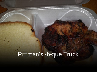 Pittman's -b-que Truck