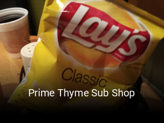 Prime Thyme Sub Shop