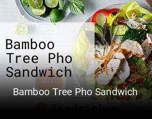 Bamboo Tree Pho Sandwich