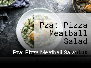 Pza: Pizza Meatball Salad