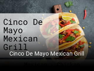 Cinco De Mayo Mexican Grill