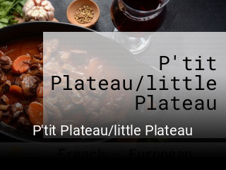 P'tit Plateau/little Plateau