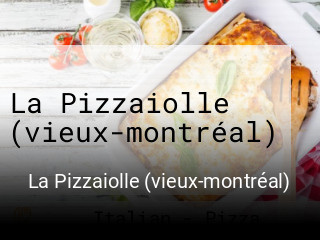 La Pizzaiolle (vieux-montréal)